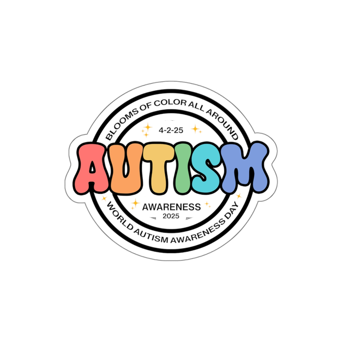 Autism Acceptance 2025 Sticker - Complete Set Bundle
