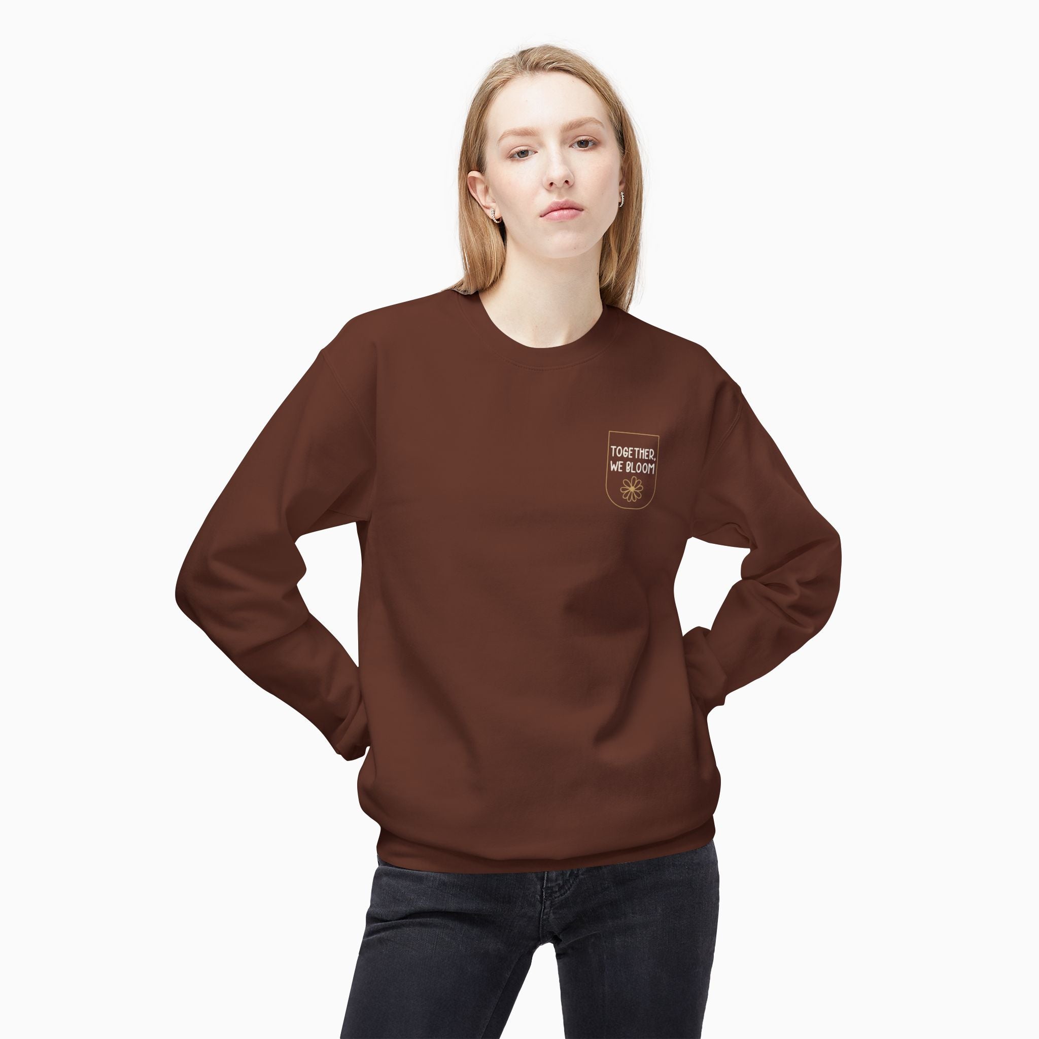 Together We Bloom Tag Free Sweatshirt