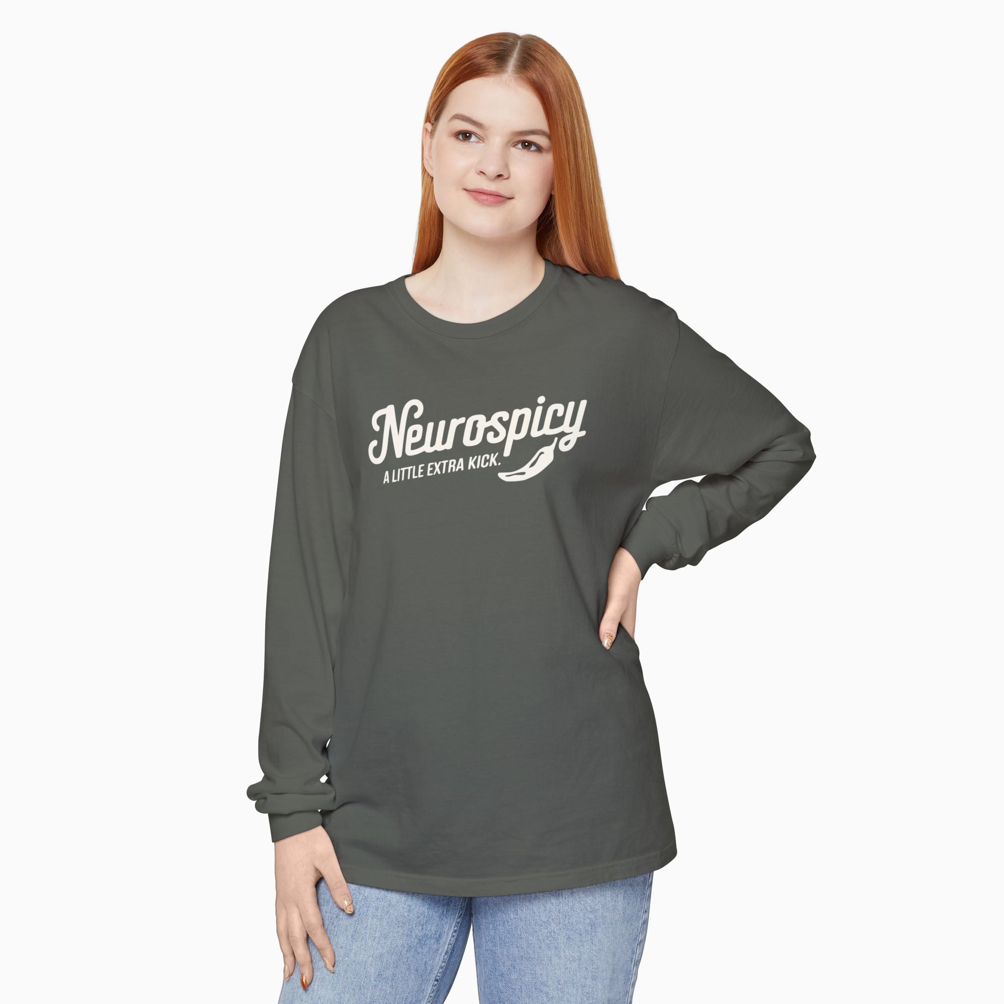 Neurospicy Comfort Colors Long Sleeve T-Shirt