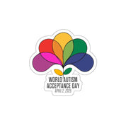 Autism Acceptance 2025 - Spectrum in Bloom Sticker