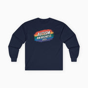 Autism Awareness 2025 - Brushstrokes of Awareness Long Sleeve Tee