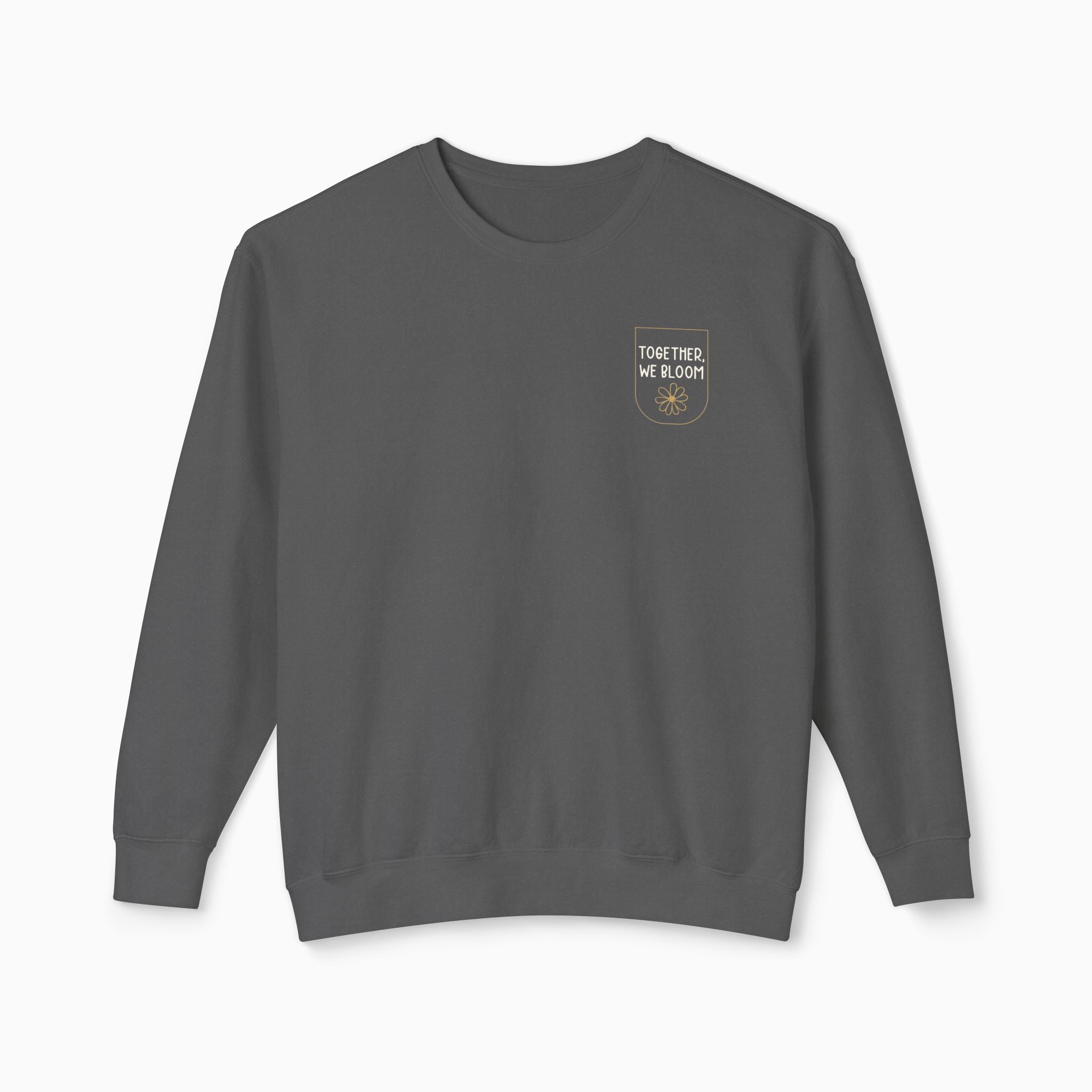 Together We Bloom Comfort Colors Lightweight Sweatshirt