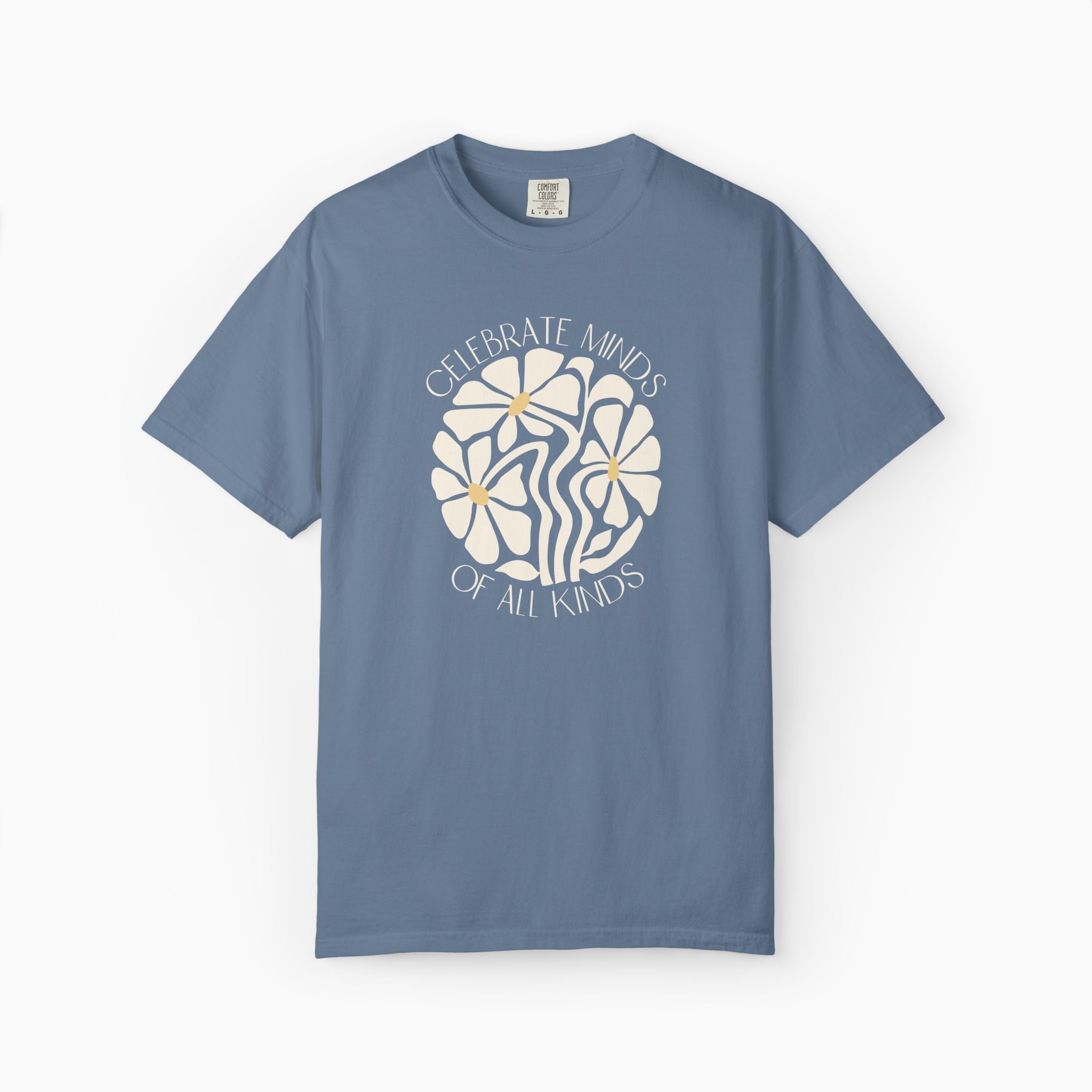 Celebrate Minds of All Kinds Comfort Colors Tee