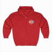 Autism Awareness 2025 - Blooms of Color All Around Zip Up Hoodie