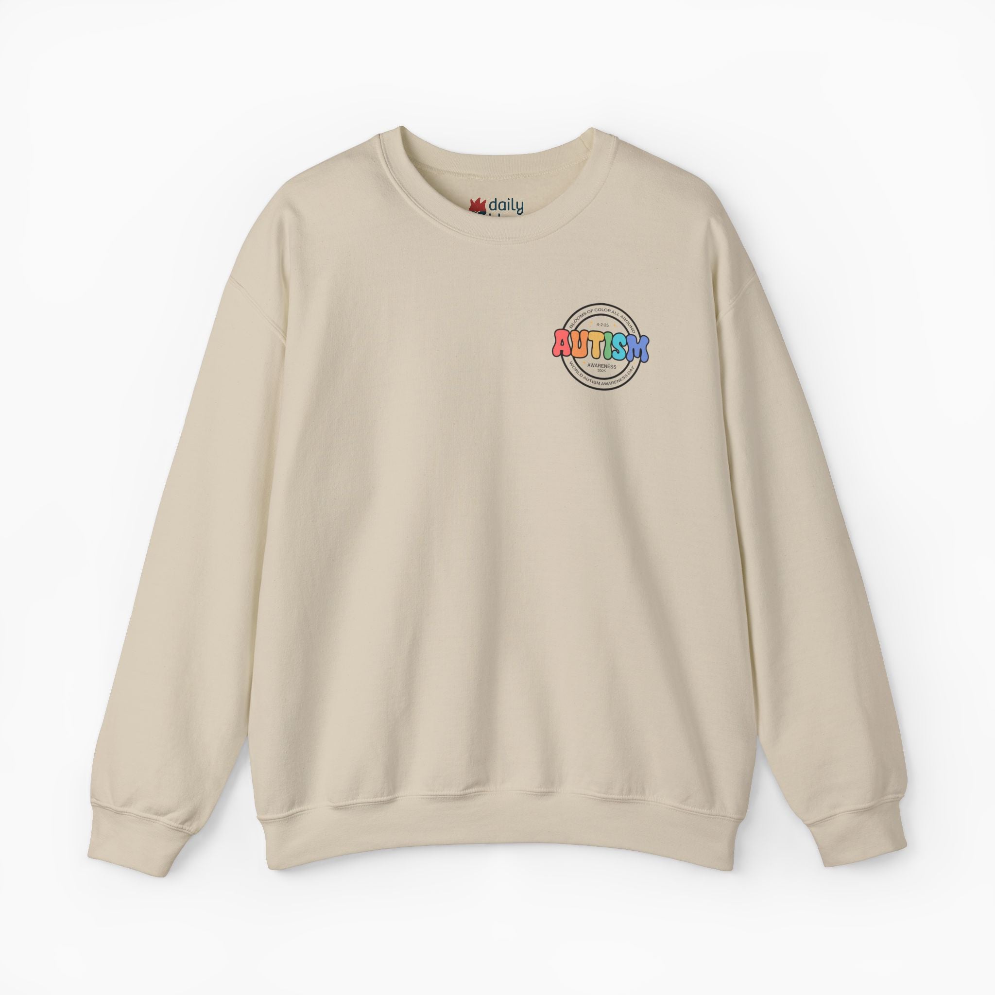 Autism Awareness 2025 - Blooms of Color All Around Sweatshirt