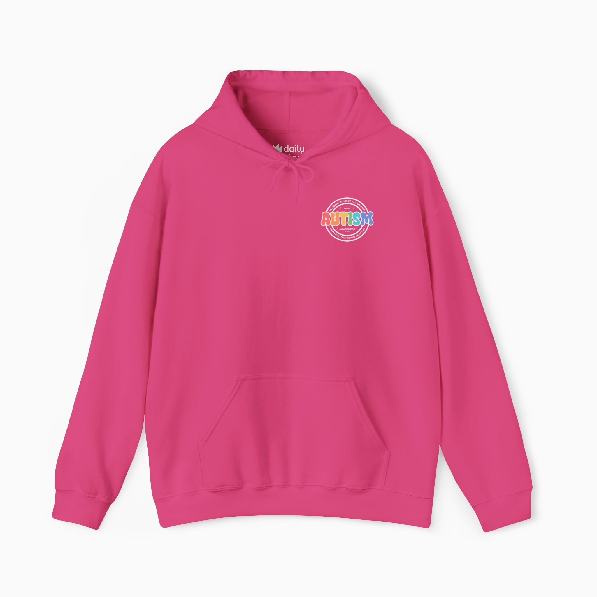 Autism Awareness 2025 - Blooms of Color All Around Hoodie