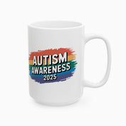 Autism Awareness 2025 - Brushstrokes of Awareness Ceramic Mug