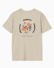 Advocate Support Empower Tee-Neurodiversity, ADHD & Autism Awareness & Acceptance T-Shirt by Daily Bloom
