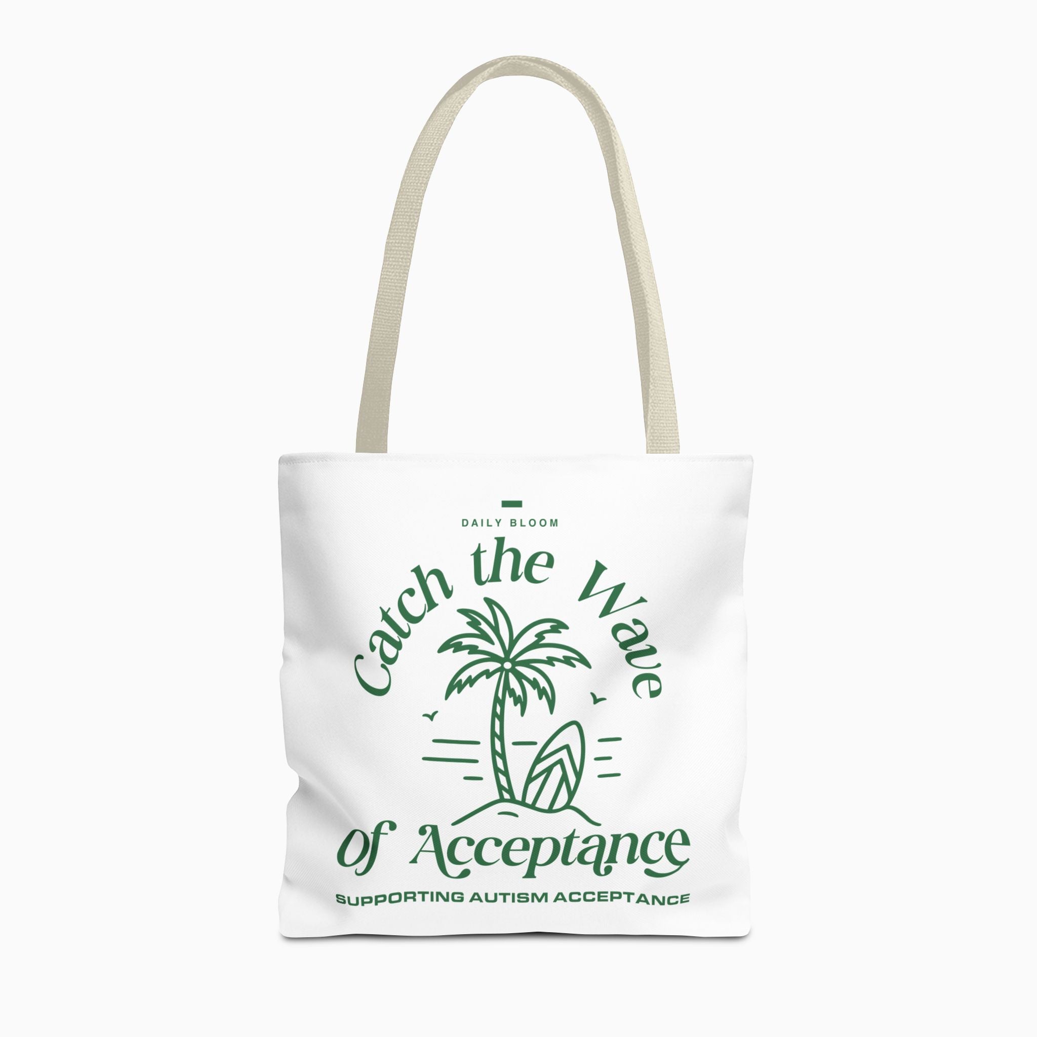 Autism Bags - Catch the Wave of Acceptance Tote Bag - Daily Bloom
