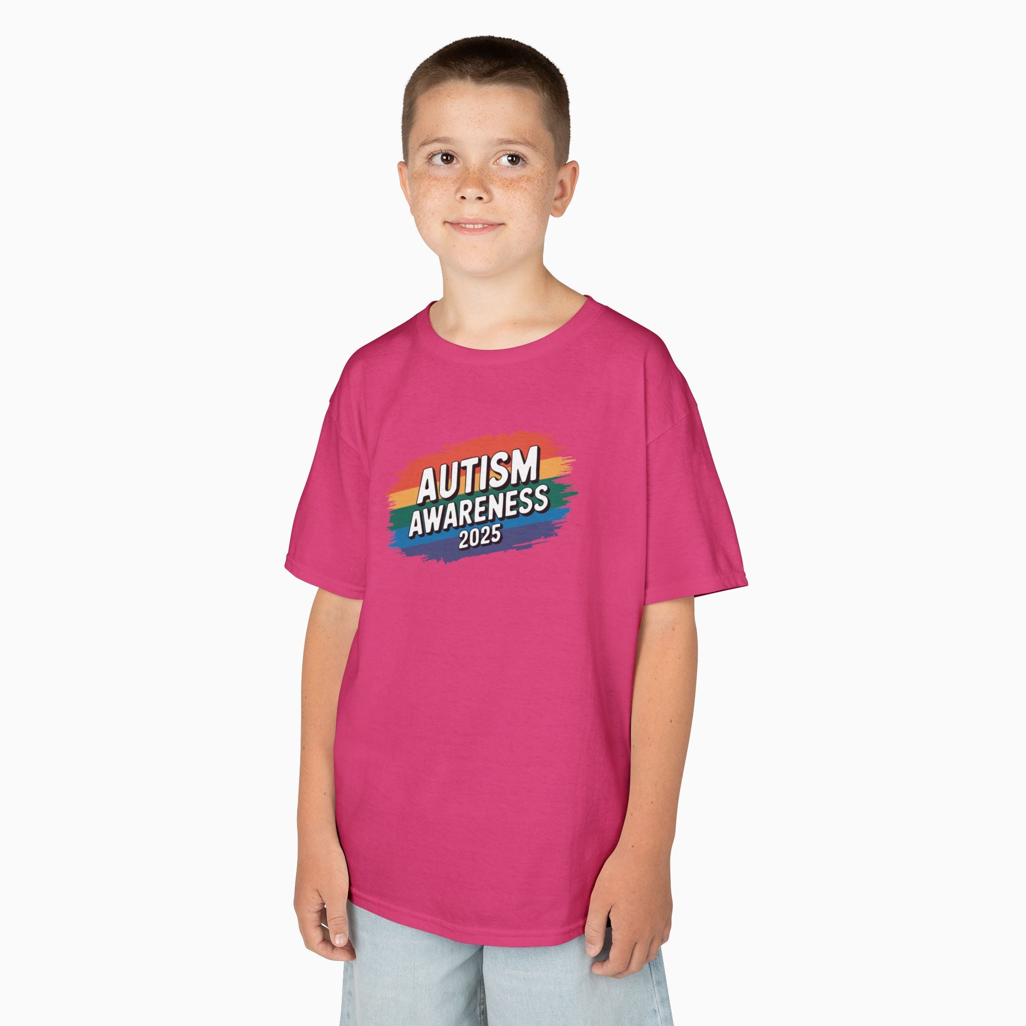Autism Awareness 2025 - Brushstrokes of Awareness Youth T-Shirt