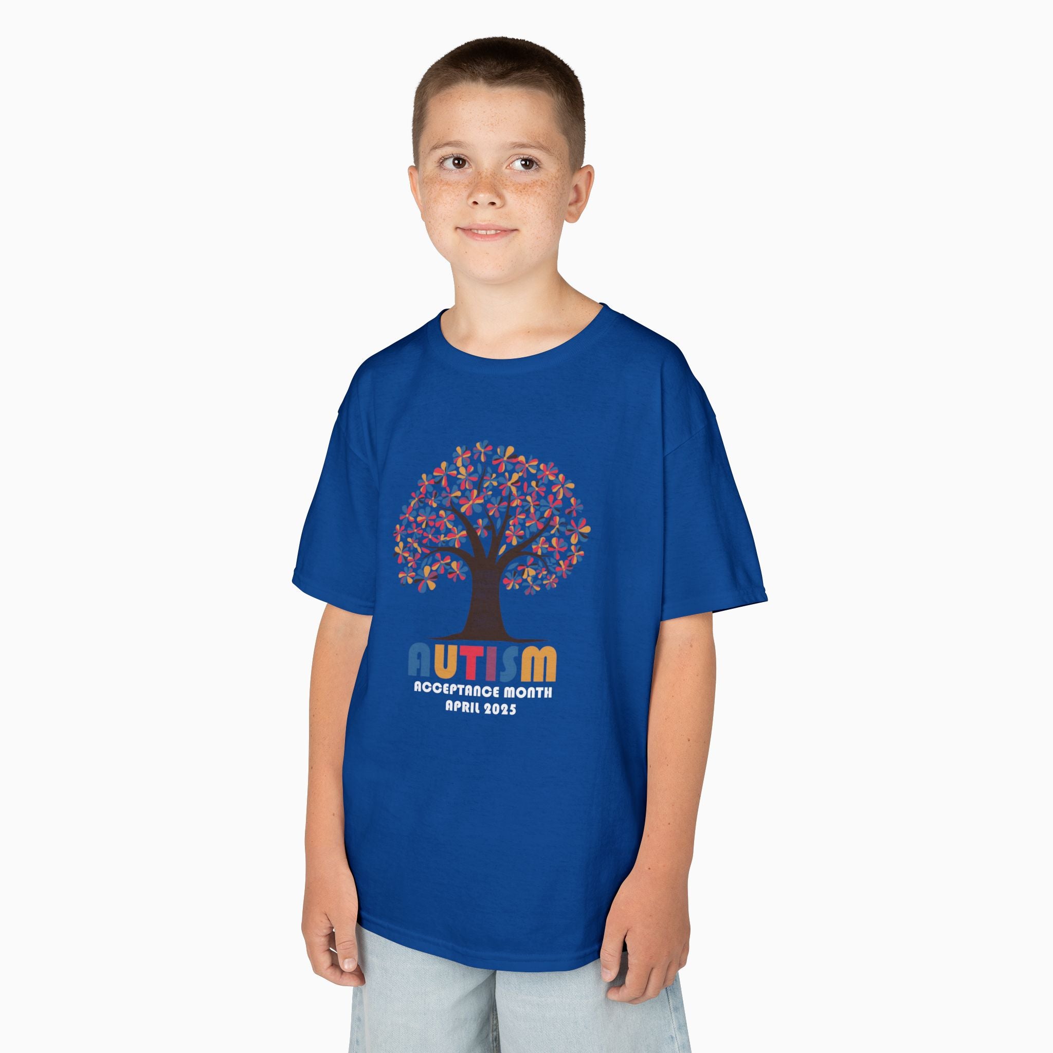 Autism Awareness 2025 - Tree of Acceptance Youth T-Shirt