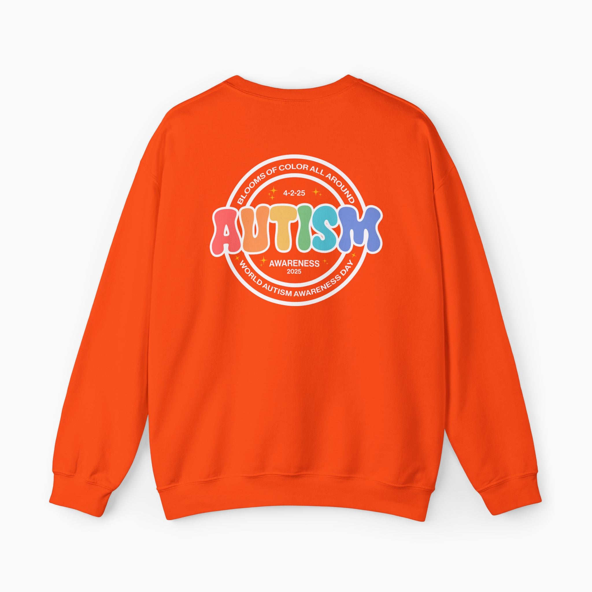 Autism Awareness 2025 - Blooms of Color All Around Sweatshirt