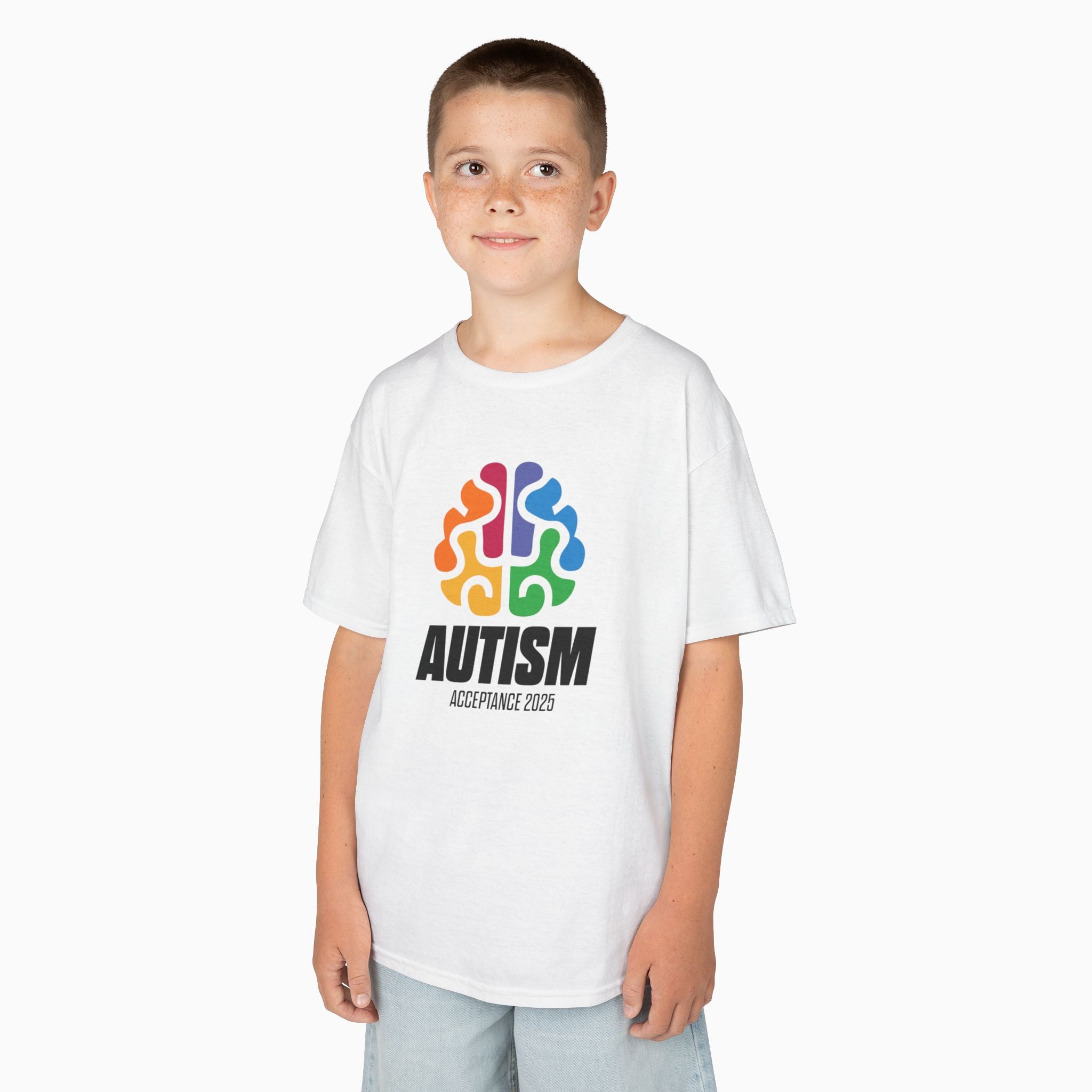Autism Awareness 2025 - Brainbow Youth T-Shirt