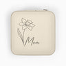 Autism Home Decor - Wildflower Personalized Travel Jewelry Box - Daily Bloom