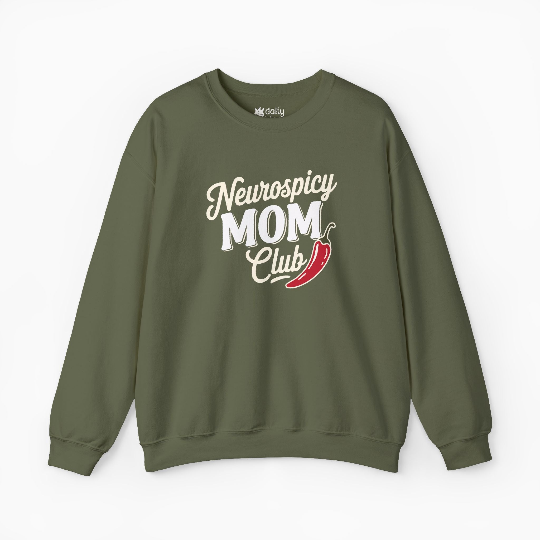 Autism Sweatshirt - Neurospicy Mom Club Sweatshirt Tag Free - Daily Bloom