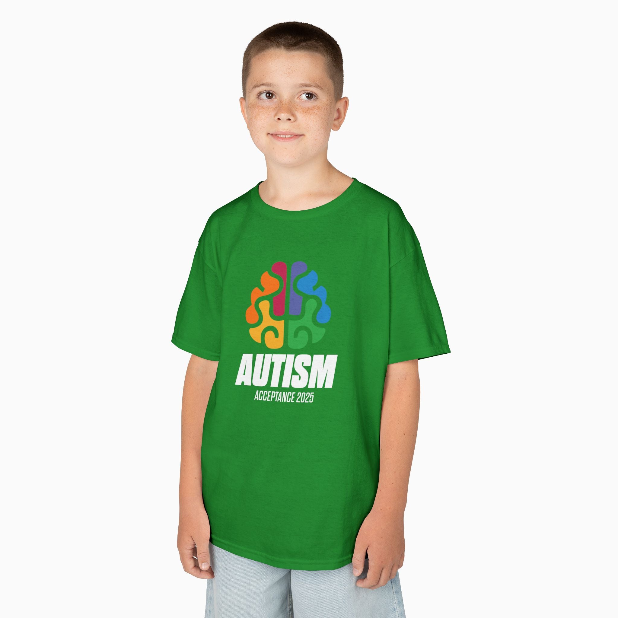 Autism Awareness 2025 - Brainbow Youth T-Shirt