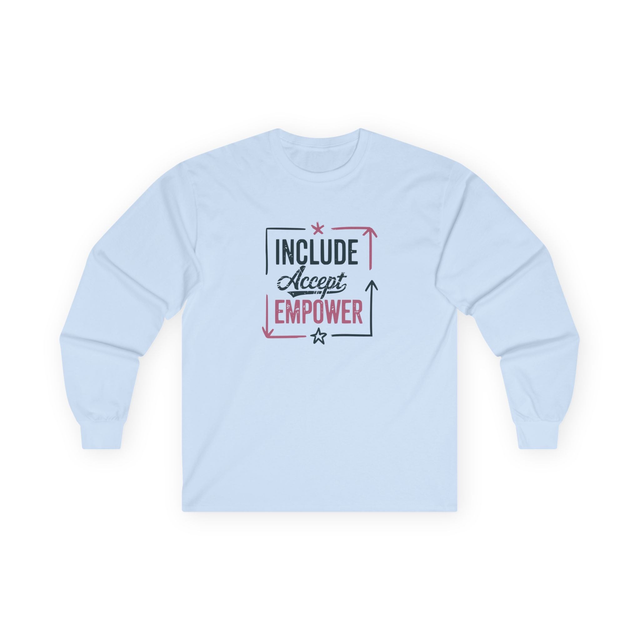 Autism Long - sleeve - Include Accept Empower Long Sleeve T-Shirt - Daily Bloom