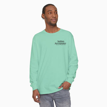 Autism Long - sleeve - Autism Acceptance 2026 Together We Bloom Comfort Colors Long Sleeve T-Shirt - Daily Bloom