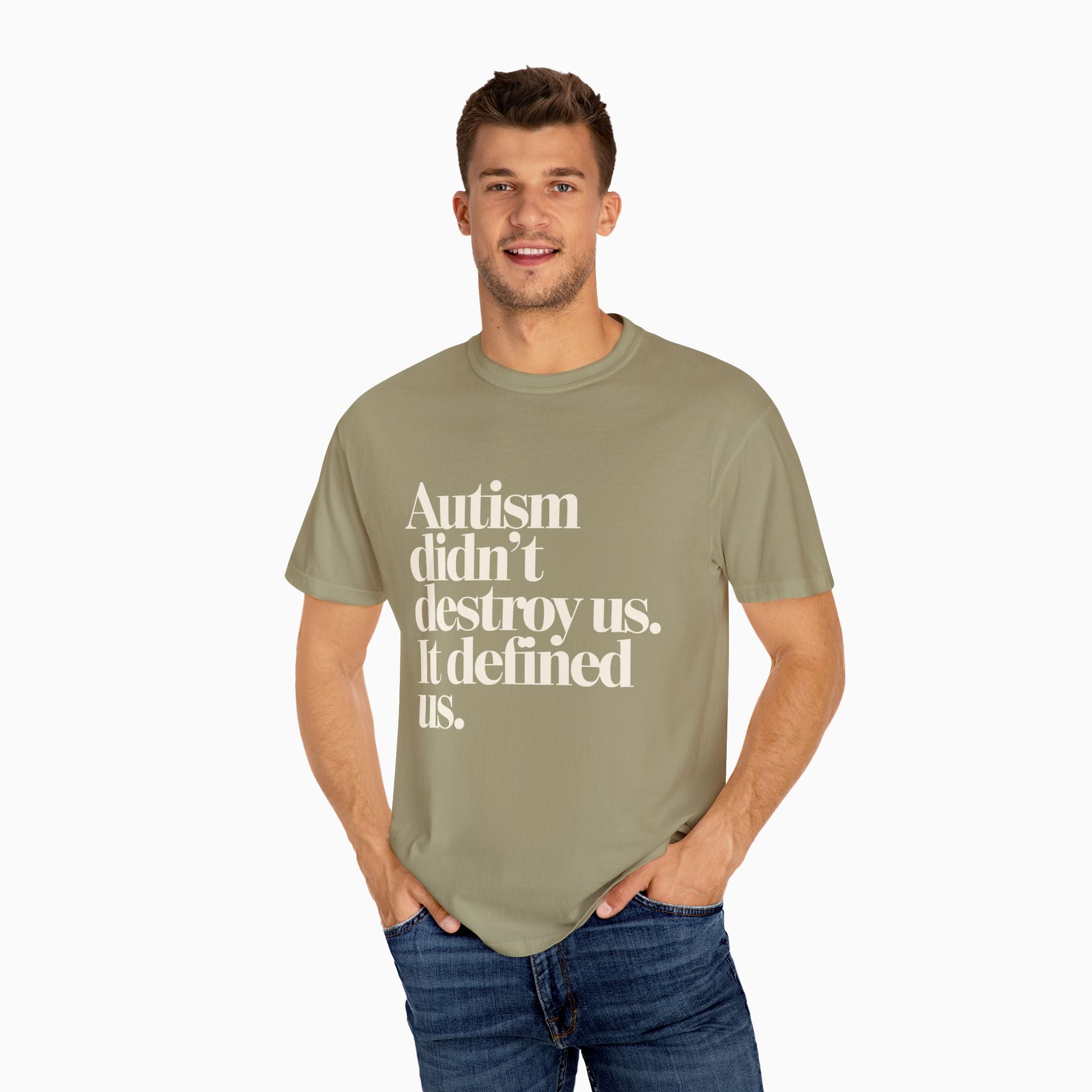 Autism Didn't Destroy Us Comfort Colors Tee