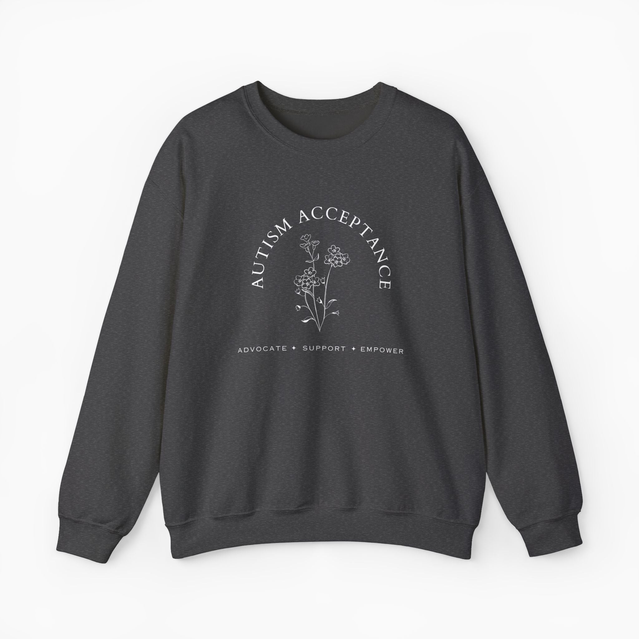 Autism Acceptance - Advocate Support Empower Sweatshirt