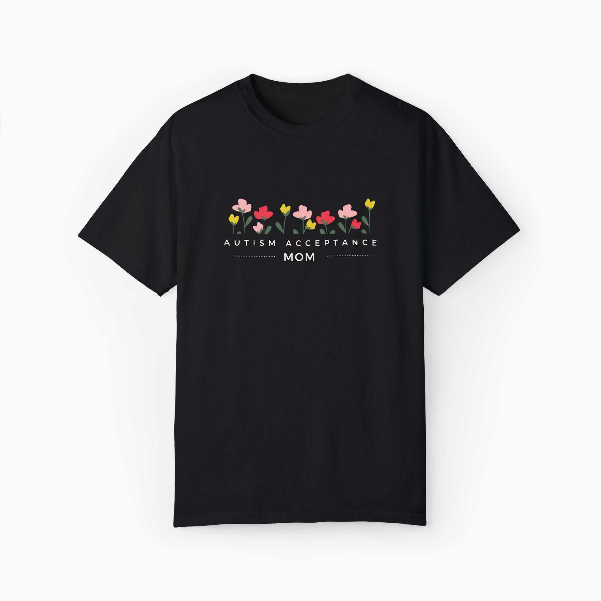 Autism Acceptance Mom Comfort Colors Tee