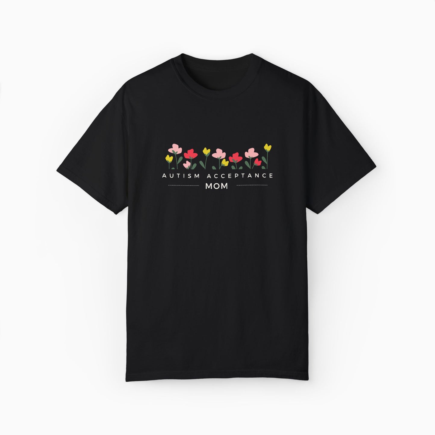 Autism Acceptance Mom Comfort Colors Tee