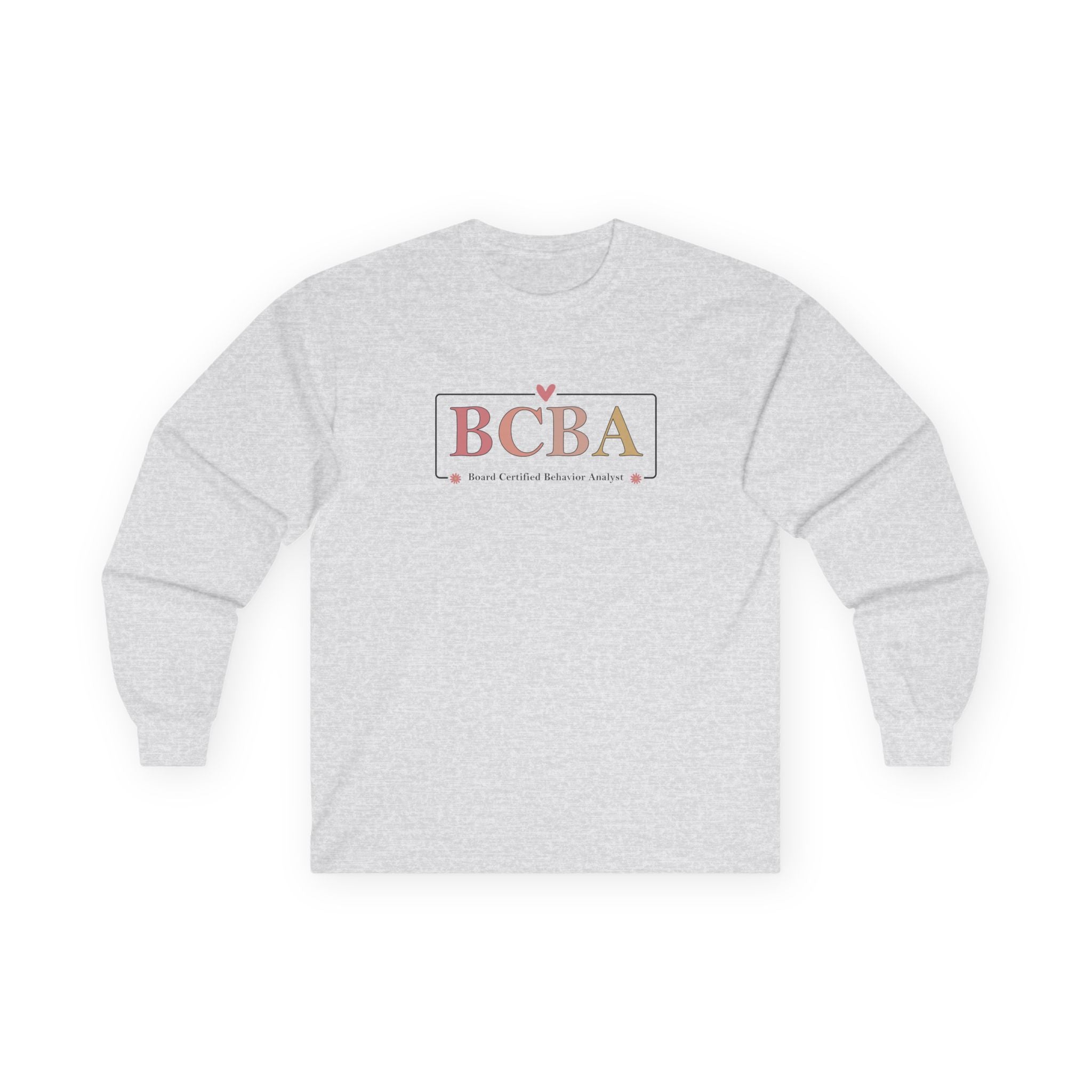 Autism Long - sleeve - BCBA Outline Long Sleeve T-Shirt - Daily Bloom