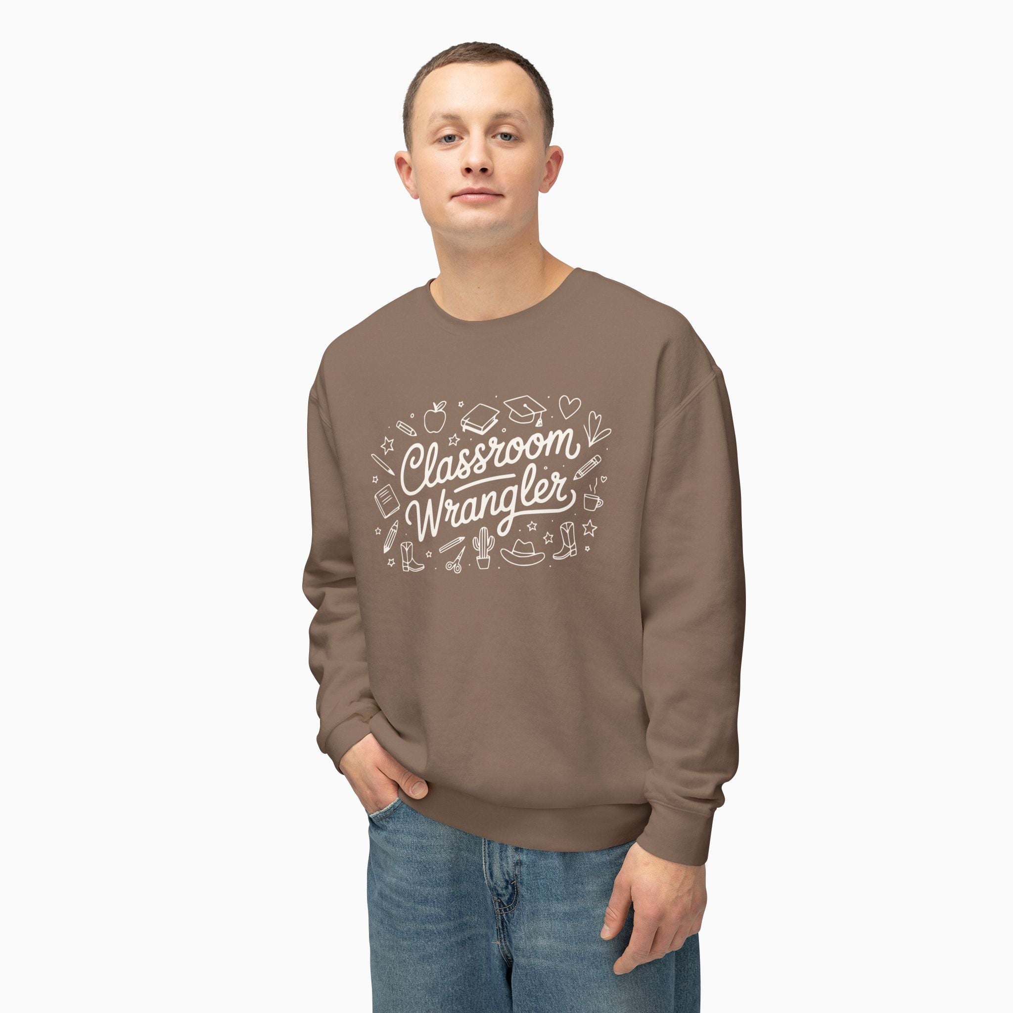 Classroom Wrangler Comfort Colors Lightweight Sweatshirt
