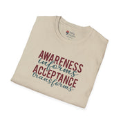 Awareness Informs Acceptance Transforms Tee-Neurodiversity, ADHD & Autism Awareness & Acceptance T-Shirt by Daily Bloom