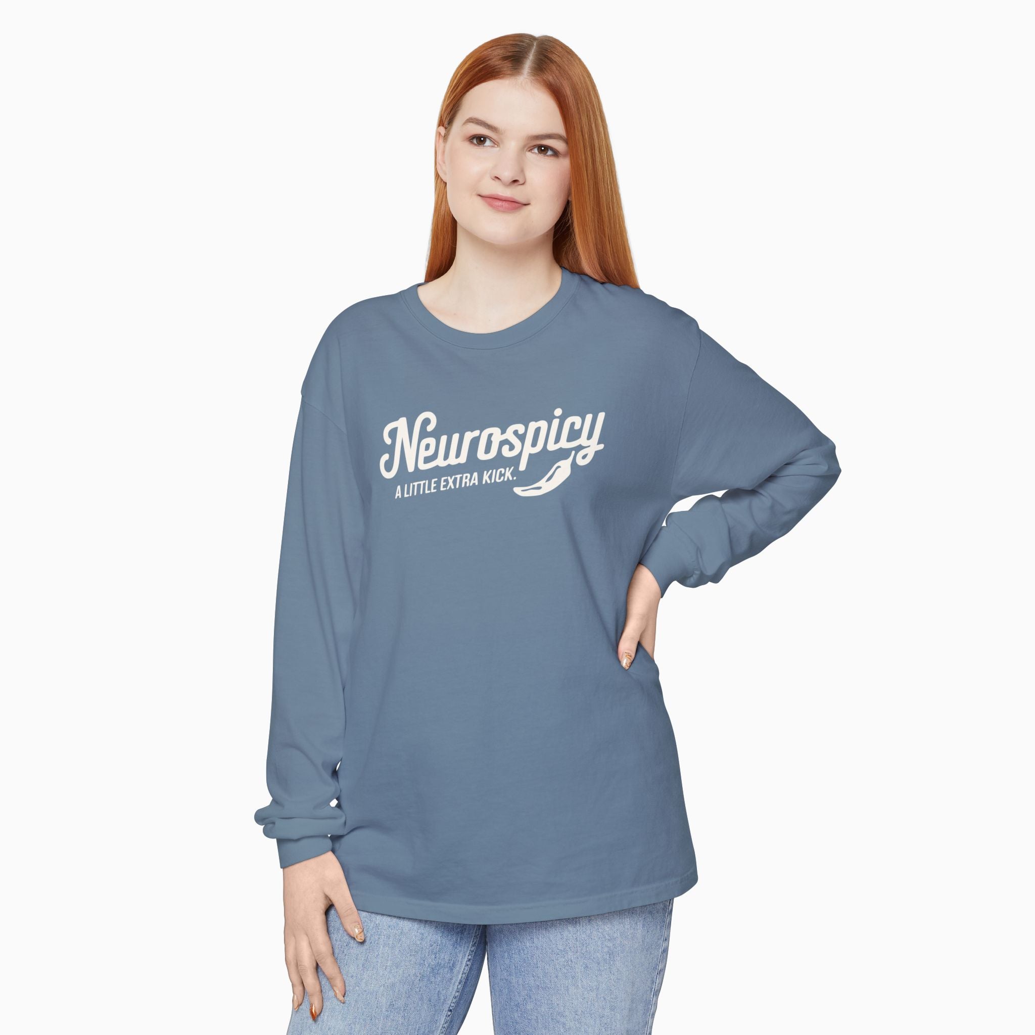 Neurospicy Comfort Colors Long Sleeve T-Shirt