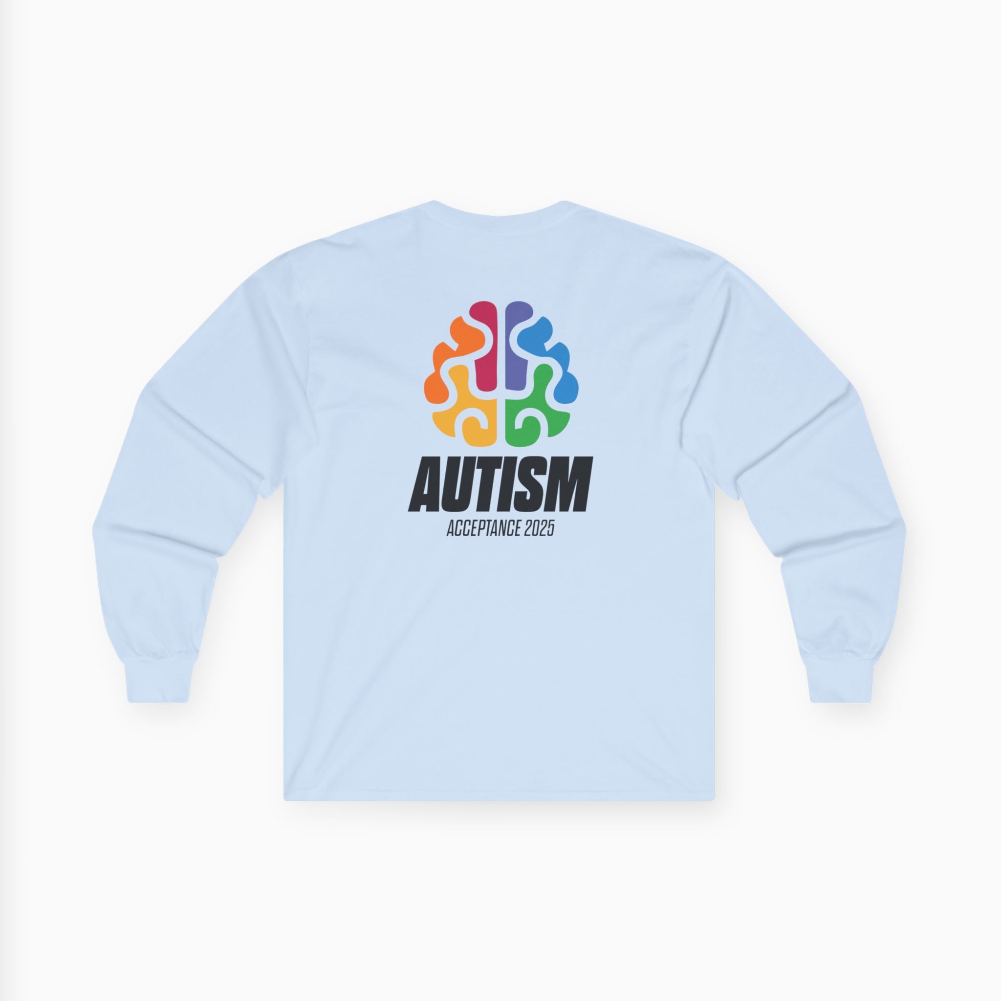 Autism Awareness 2025 - Brainbow Long Sleeve Tee
