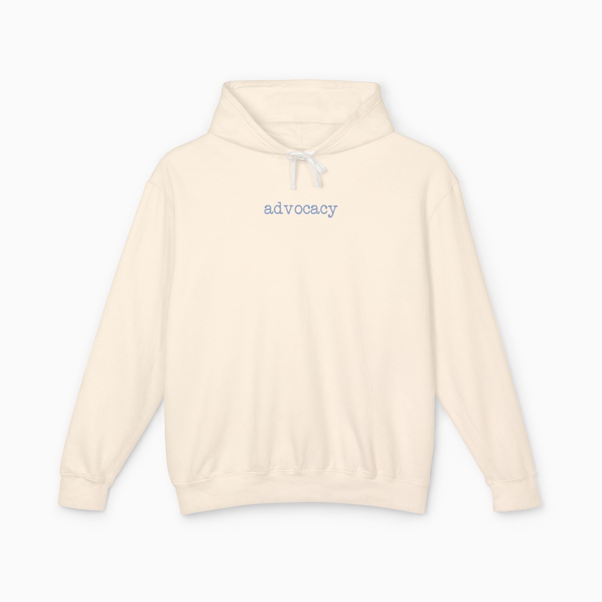 Advocacy Statement Comfort Colors Lightweight Hoodie