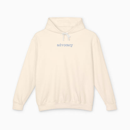 Advocacy Statement Comfort Colors Lightweight Hoodie