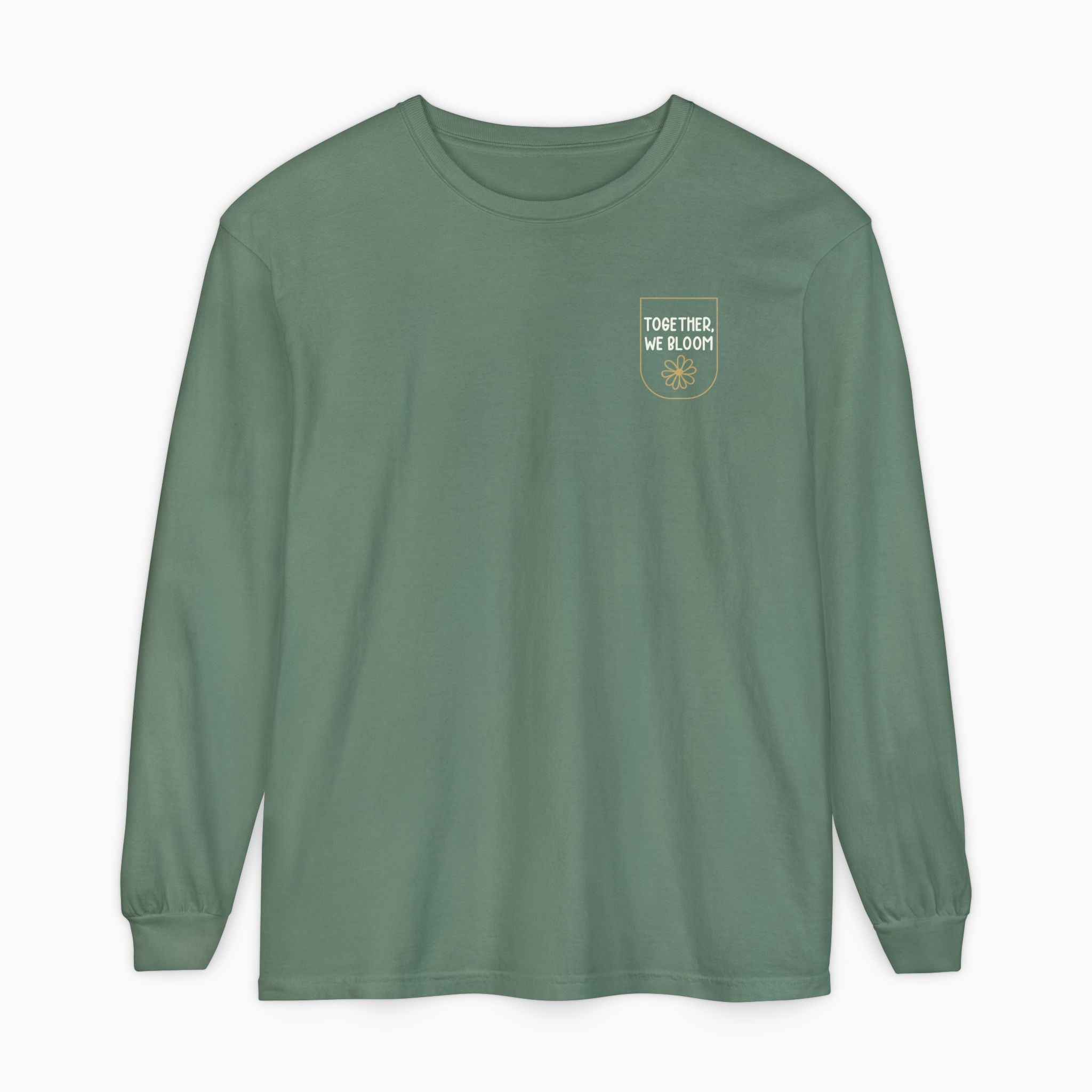 Together We Bloom Comfort Colors Long Sleeve T-Shirt