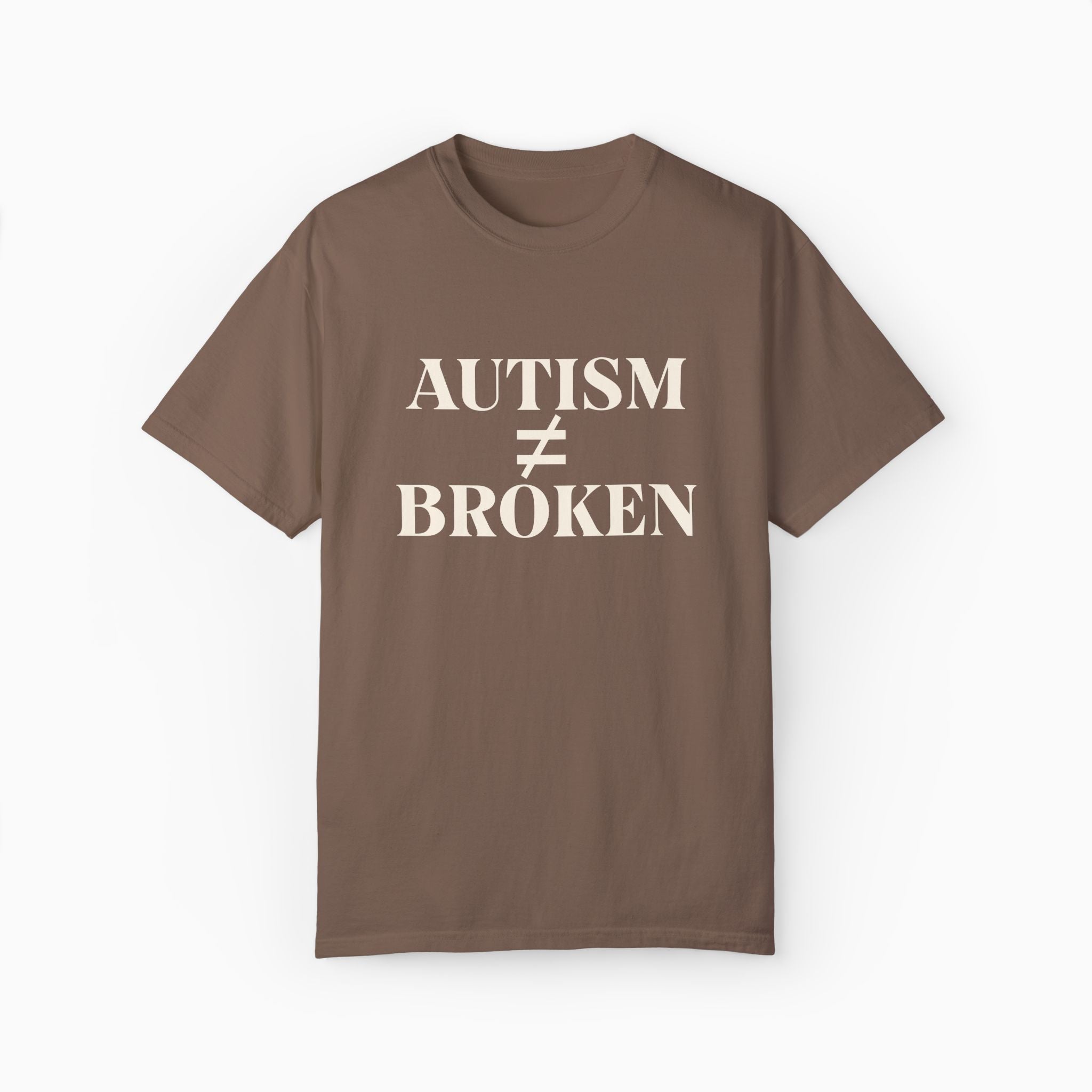 Autism ≠ Broken Comfort Colors Tee