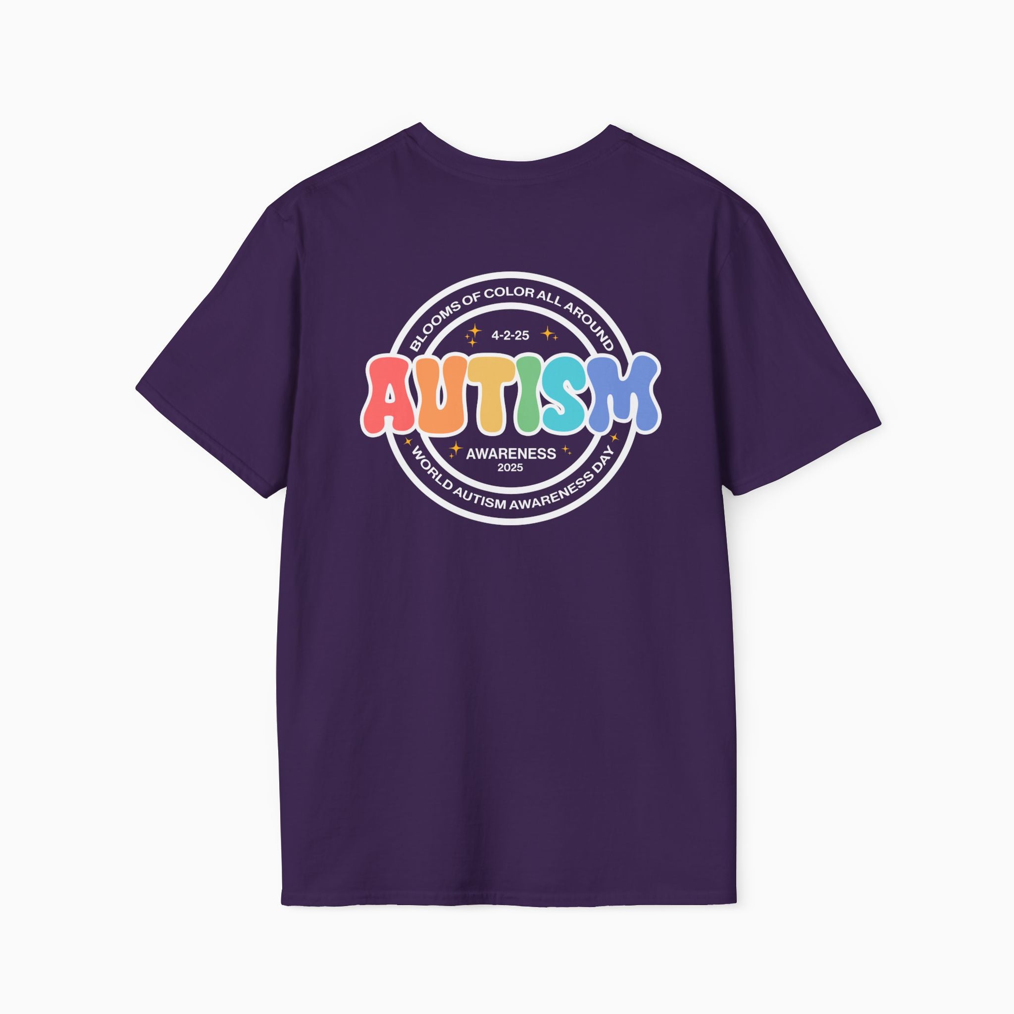 Autism Awareness 2025 - Blooms of Color All Around T-Shirt