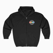 Autism Awareness 2025 - Blooms of Color All Around Zip Up Hoodie