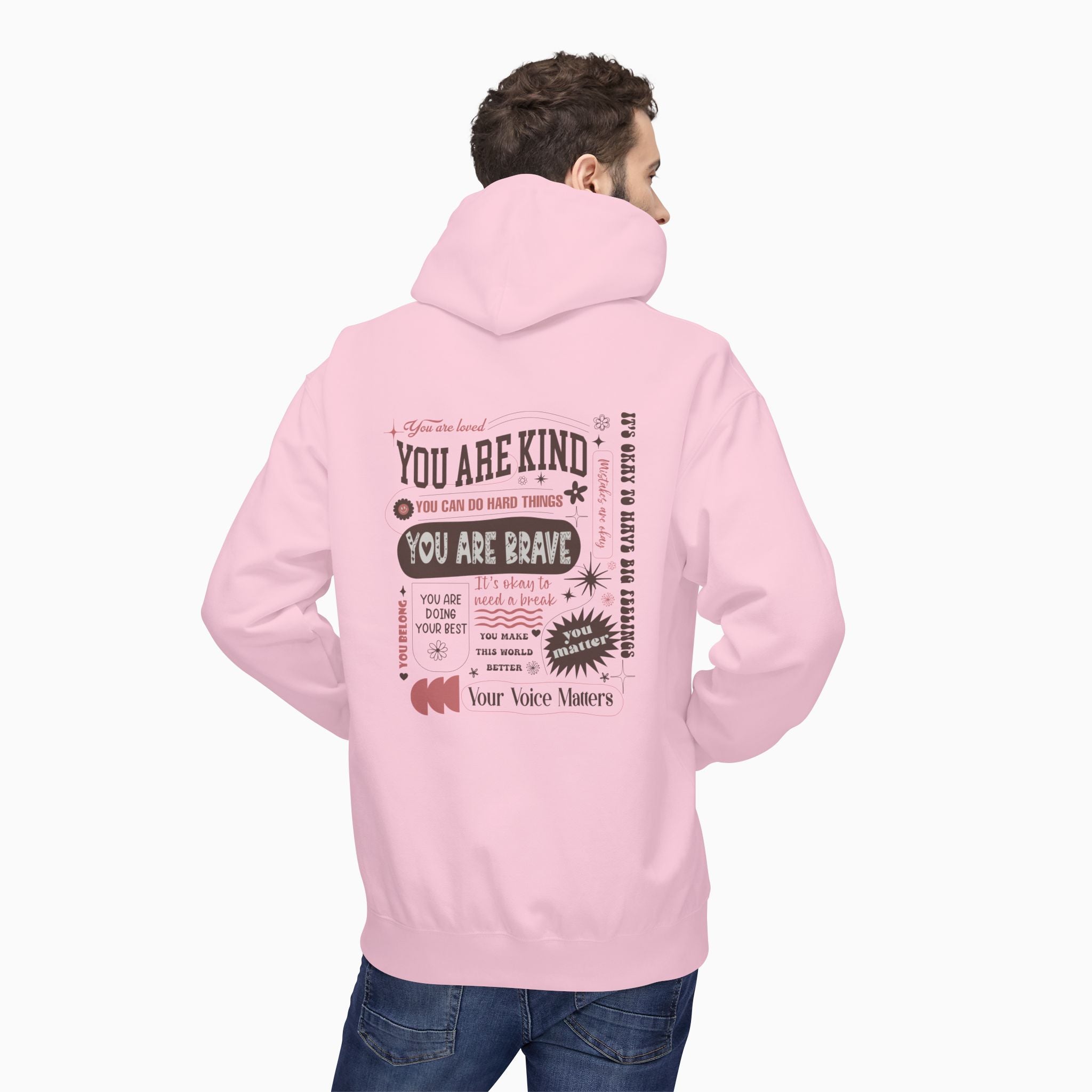 Together We Bloom Tag Free Hoodie