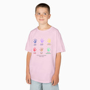 Autism Awareness 2025 - Affirmation Handprints Youth T-Shirt