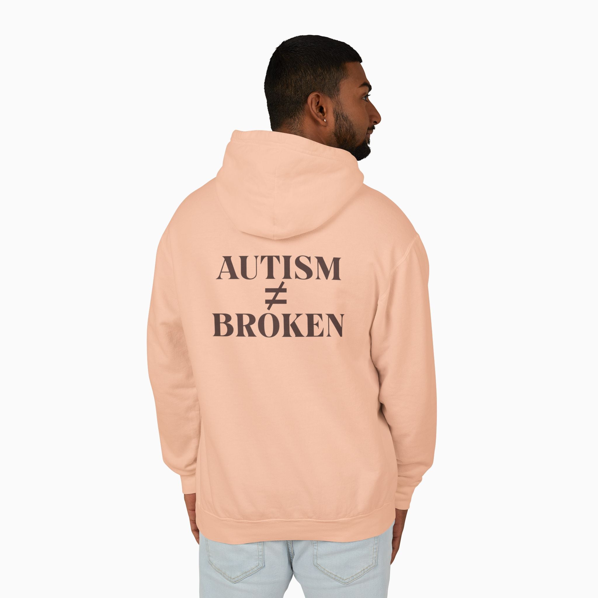 Autism ≠ Broken Comfort Colors Lightweight Hoodie