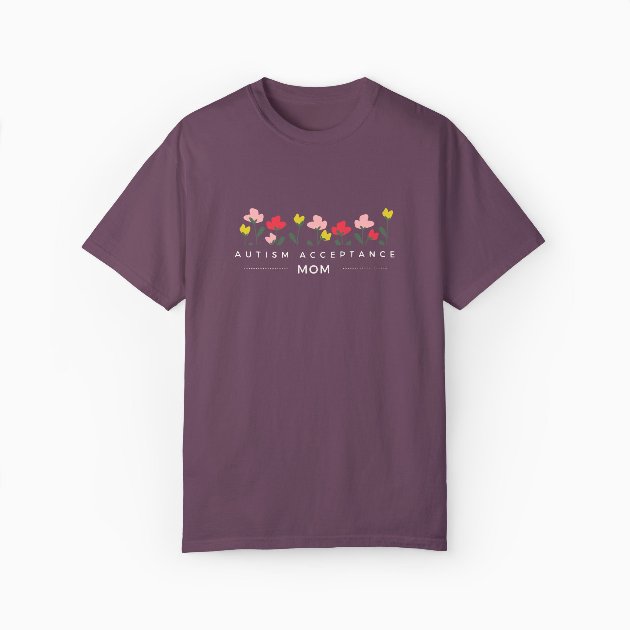 Autism Acceptance Mom Comfort Colors Tee