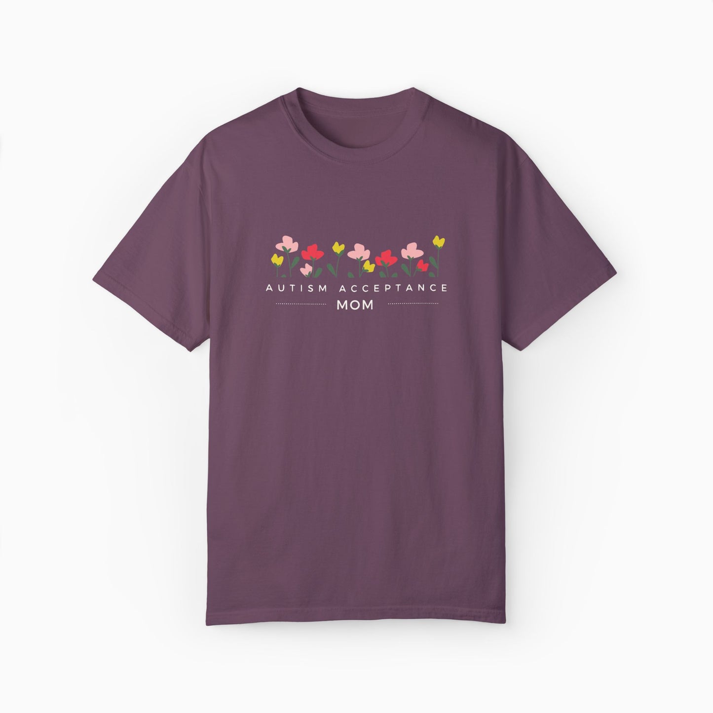 Autism Acceptance Mom Comfort Colors Tee