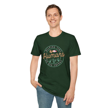 Autism T-Shirt - Helping Tiny Humans Do Big Things Tee - Daily Bloom