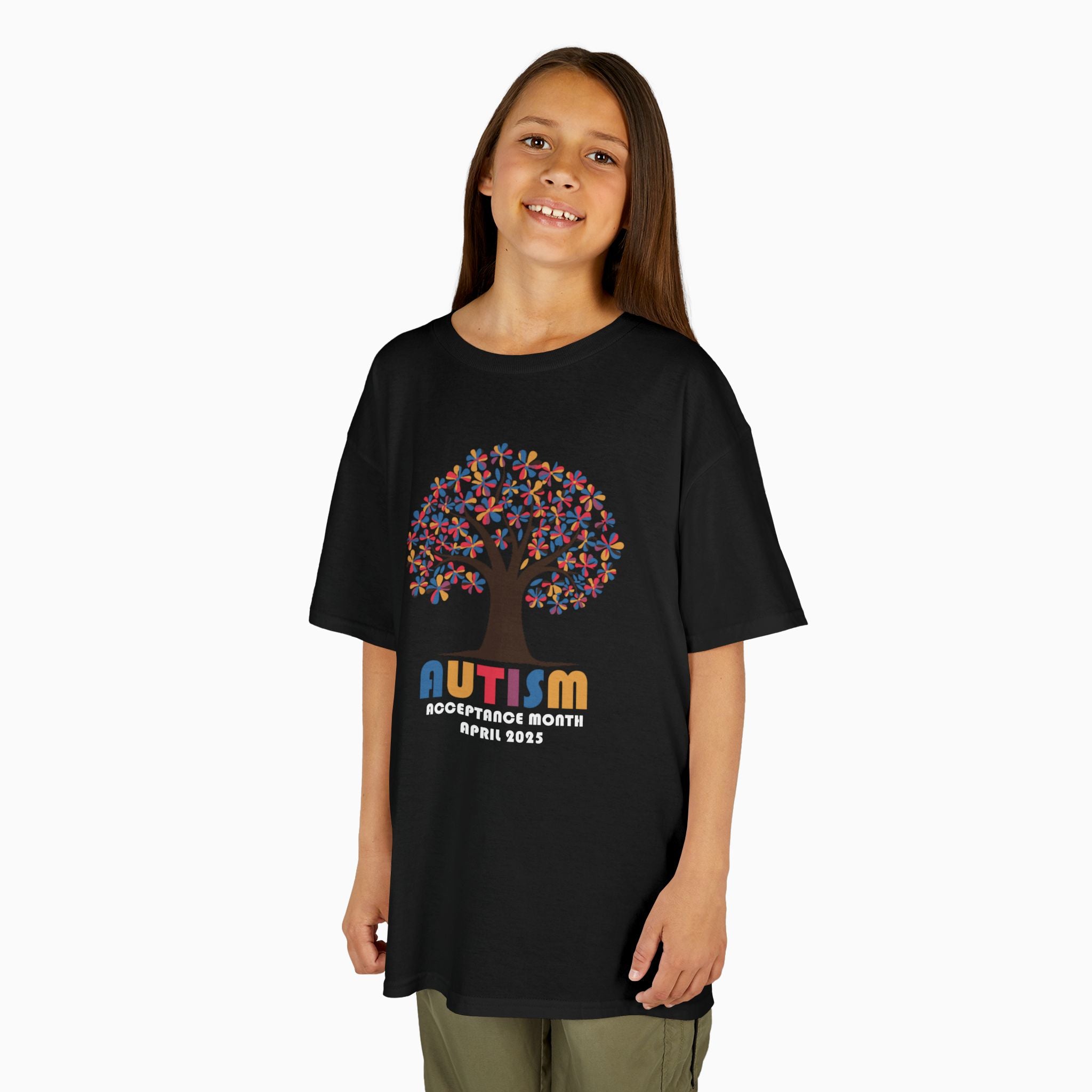 Autism Awareness 2025 - Tree of Acceptance Youth T-Shirt