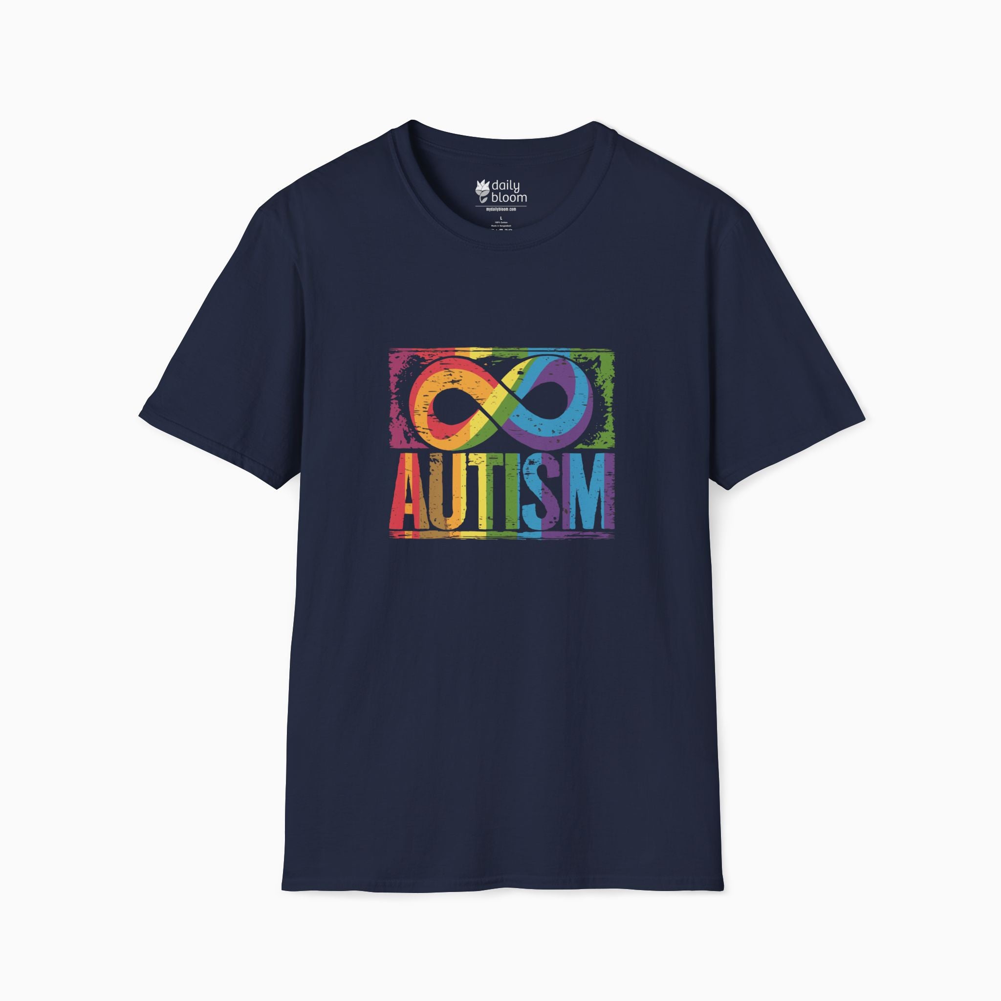 Autism Grunge Infinity Rainbow Tee