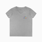 Autism Awareness 2025 - Infinity Acceptance Ladies V-Neck T-Shirt