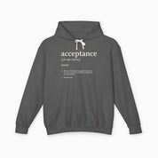 Acceptance Definition Comfort Colors Lightweight Hoodie