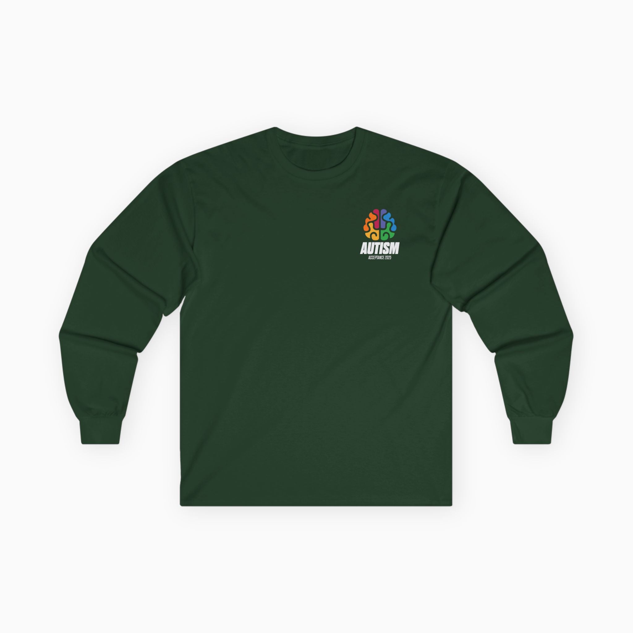 Autism Awareness 2025 - Brainbow Long Sleeve Tee