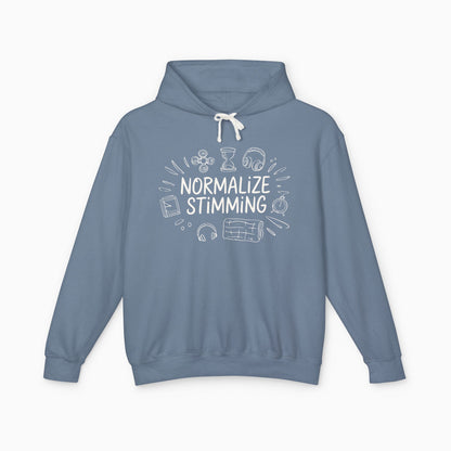 Normalize Stimming Comfort Colors Lightweight Hoodie