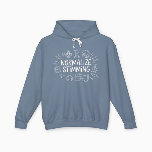 Normalize Stimming Comfort Colors Lightweight Hoodie